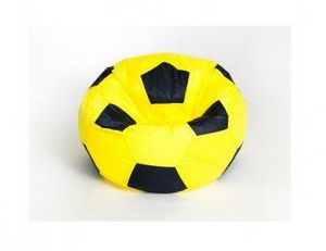 Кресло-мешок Мяч малый желто-черное в Серове - serov.ok-mebel.com | фото 1