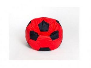 Кресло-мешок Мяч малый красно-черное в Серове - serov.ok-mebel.com | фото 1