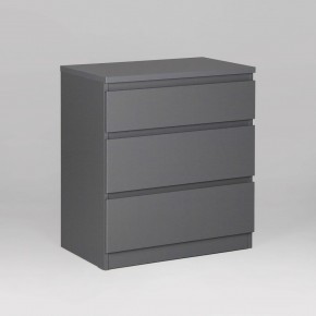 2.03.02.060.4 КАСТОР комод 3 ящика RU серый в Серове - serov.ok-mebel.com | фото