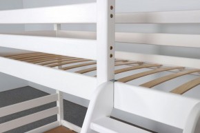 АДЕЛЬ Кровать двухъярусная с наклонной лестницей (белый) в Серове - serov.ok-mebel.com | фото 6