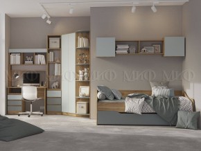 ЧЕЛСИ Color Антресоль (Мята/Дуб крафт) в Серове - serov.ok-mebel.com | фото 2