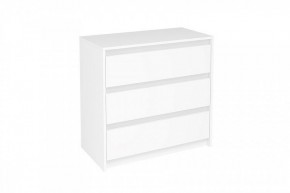 АЙДЕН КМ06-800 Комод 3 ящика (белый) в Серове - serov.ok-mebel.com | фото