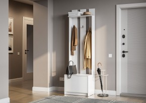 АЙДЕН Прихожая (модульная) белый в Серове - serov.ok-mebel.com | фото 3