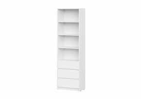 АЙДЕН СТЛ06-600 Стеллаж с 3 ящиками (белый) в Серове - serov.ok-mebel.com | фото