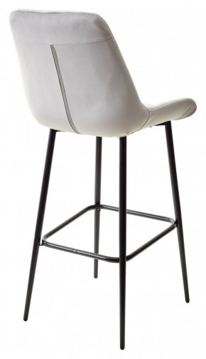 Барный стул ХОФМАН, цвет H-09 Светло-серый, велюр / черный каркас М-City в Серове - serov.ok-mebel.com | фото 6