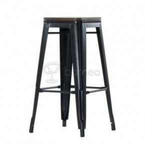Барный табурет Barneo N-237 Tolix style Wood (цвет RAL) в Серове - serov.ok-mebel.com | фото
