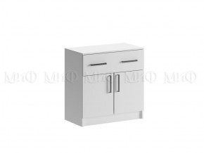 БАСЯ Комод с ящиком, 2-мя дверьми (белый) в Серове - serov.ok-mebel.com | фото