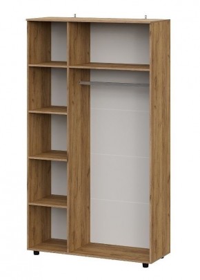 БАЙКАЛ Шкаф трехстворчатый (Графит/Дуб золотой) в Серове - serov.ok-mebel.com | фото 2