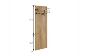 БОДРУМ Прихожая (модульная) дуб крафт золотой в Серове - serov.ok-mebel.com | фото 2