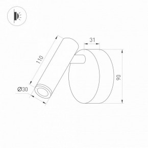 Бра Arlight SP-BED 033061(1) в Серове - serov.ok-mebel.com | фото 3