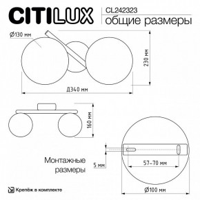 Бра Citilux Ronny CL242323 в Серове - serov.ok-mebel.com | фото 9