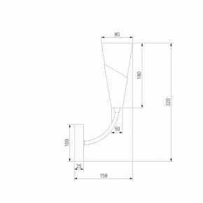 Бра Eurosvet Rhyton 60167/1 латунь в Серове - serov.ok-mebel.com | фото 5