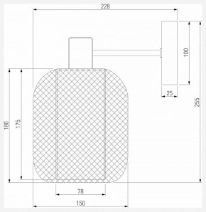 Бра Eurosvet Voile 30192/1 золото в Серове - serov.ok-mebel.com | фото 4
