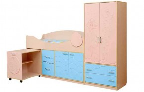 Набор мебели для детской Юниор -12.2 (700*1860) МДФ матовый в Серове - serov.ok-mebel.com | фото