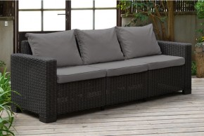 Диван Калифорния 3-х местный (California 3 Sofa), графит в Серове - serov.ok-mebel.com | фото
