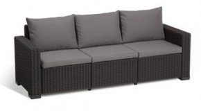 Диван Калифорния 3-х местный (California 3 Sofa), графит в Серове - serov.ok-mebel.com | фото 2