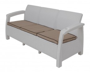 Диван Yalta Premium Sofa 3 Set (Ялта) белый (+подушки под спину) в Серове - serov.ok-mebel.com | фото 1