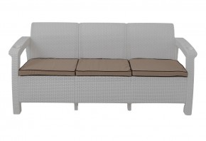 Диван Yalta Premium Sofa 3 Set (Ялта) белый (+подушки под спину) в Серове - serov.ok-mebel.com | фото 2