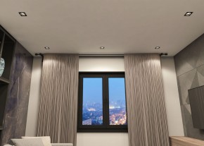 DK2061-BK Встраиваемый светильник IP 20, до 15 Вт, GU10, LED, черный, алюминий в Серове - serov.ok-mebel.com | фото 3