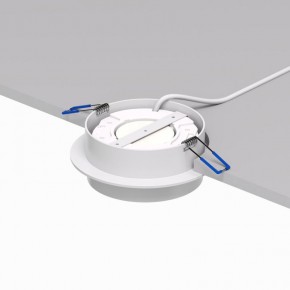 DK2090-WH Встраиваемый светильник FLAT, IP 20, до 15 Вт, GX53, LED, белый, алюминий в Серове - serov.ok-mebel.com | фото 3