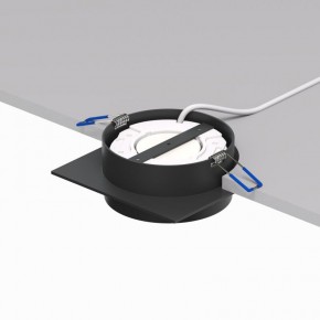 DK2091-BK Встраиваемый светильник FLAT, IP 20, до 15 Вт, GX53, LED, черный, алюминий в Серове - serov.ok-mebel.com | фото 4