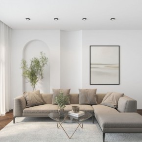 DK2091-BK Встраиваемый светильник FLAT, IP 20, до 15 Вт, GX53, LED, черный, алюминий в Серове - serov.ok-mebel.com | фото 5