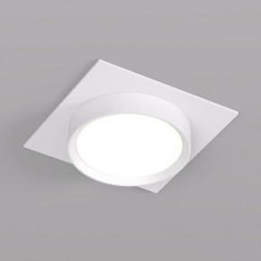 DK2091-WH Встраиваемый светильник FLAT, IP 20, до 15 Вт, GX53, LED, белый, алюминий в Серове - serov.ok-mebel.com | фото