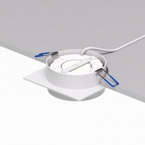 DK2091-WH Встраиваемый светильник FLAT, IP 20, до 15 Вт, GX53, LED, белый, алюминий в Серове - serov.ok-mebel.com | фото 4