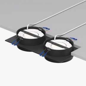 DK2092-BK Встраиваемый светильник FLAT, IP 20, до 15 Вт, GX53, LED, черный, алюминий в Серове - serov.ok-mebel.com | фото 2