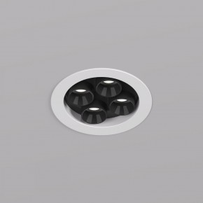 DK2510-WB Встраиваемый светильник SPACE со светодиодом d65 220V 8W 38° 4000К IP20 белый/черный алюминий в Серове - serov.ok-mebel.com | фото