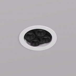 DK2510-WB Встраиваемый светильник SPACE со светодиодом d65 220V 8W 38° 4000К IP20 белый/черный алюминий в Серове - serov.ok-mebel.com | фото 2