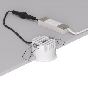 DK2510-WB Встраиваемый светильник SPACE со светодиодом d65 220V 8W 38° 4000К IP20 белый/черный алюминий в Серове - serov.ok-mebel.com | фото 3
