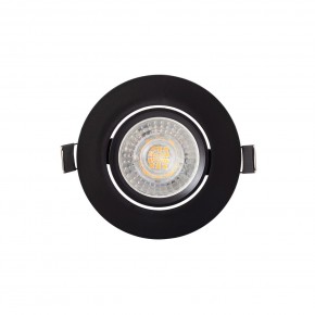 DK3020-BK Встраиваемый светильник, IP 20, 10 Вт, GU5.3, LED, черный, пластик в Серове - serov.ok-mebel.com | фото