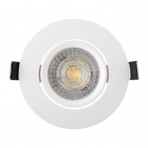 DK3020-WH Встраиваемый светильник, IP 20, 10 Вт, GU5.3, LED, белый, пластик в Серове - serov.ok-mebel.com | фото