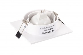 DK3021-WH Встраиваемый светильник, IP 20, 10 Вт, GU5.3, LED, белый, пластик в Серове - serov.ok-mebel.com | фото 4
