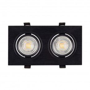DK3022-BK Встраиваемый светильник, IP 20, 10 Вт, GU5.3, LED, черный, пластик в Серове - serov.ok-mebel.com | фото 2