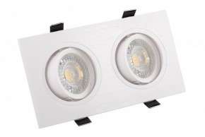DK3022-WH Встраиваемый светильник, IP 20, 10 Вт, GU5.3, LED, белый, пластик в Серове - serov.ok-mebel.com | фото
