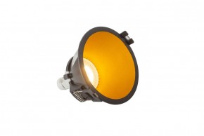 DK3026-BG Встраиваемый светильник, IP 20, 10 Вт, GU5.3, LED, черный/золотой, пластик в Серове - serov.ok-mebel.com | фото 3