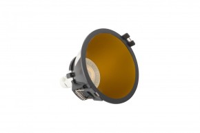 DK3026-BG Встраиваемый светильник, IP 20, 10 Вт, GU5.3, LED, черный/золотой, пластик в Серове - serov.ok-mebel.com | фото 4