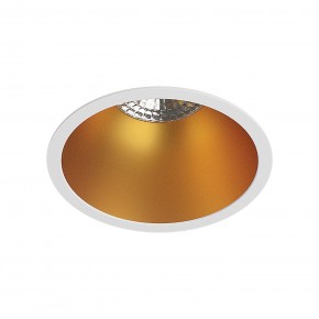 DK3026-WG Встраиваемый светильник, IP 20, 10 Вт, GU5.3, LED, белый/золотой, пластик в Серове - serov.ok-mebel.com | фото