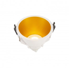 DK3026-WG Встраиваемый светильник, IP 20, 10 Вт, GU5.3, LED, белый/золотой, пластик в Серове - serov.ok-mebel.com | фото 4