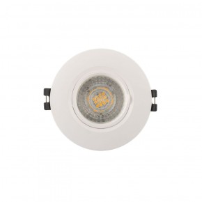 DK3028-WH Встраиваемый светильник, IP 20, 10 Вт, GU5.3, LED, белый, пластик в Серове - serov.ok-mebel.com | фото