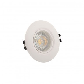 DK3028-WH Встраиваемый светильник, IP 20, 10 Вт, GU5.3, LED, белый, пластик в Серове - serov.ok-mebel.com | фото 2