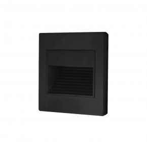 DK3050-BK Светильник встраиваемый в стену, IP 20, LED 3000, 1 Вт, черный пластик в Серове - serov.ok-mebel.com | фото