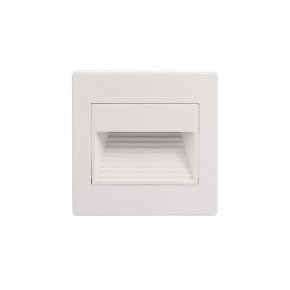 DK3050-WH Светильник встраиваемый в стену, IP 20, LED 3000, 1 Вт, белый, пластик в Серове - serov.ok-mebel.com | фото 3