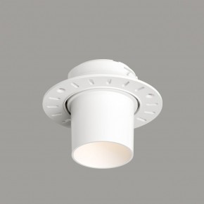 DK3057-WH Встраиваемый светильник под шпатлевку, IP20, до 15 Вт, LED, GU5,3, белый, пластик в Серове - serov.ok-mebel.com | фото