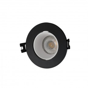 DK3061-BK+WH Встраиваемый светильник, IP 20, 10 Вт, GU5.3, LED, черный/белый, пластик в Серове - serov.ok-mebel.com | фото