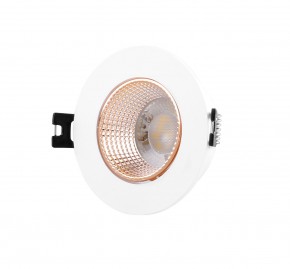 DK3061-WBR Встраиваемый светильник, IP 20, 10 Вт, GU5.3, LED, белый/бронзовый, пластик в Серове - serov.ok-mebel.com | фото