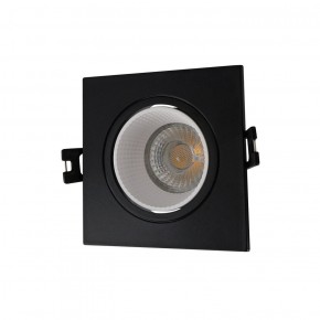 DK3071-BK+WH Встраиваемый светильник, IP 20, 10 Вт, GU5.3, LED, черный/белый, пластик в Серове - serov.ok-mebel.com | фото