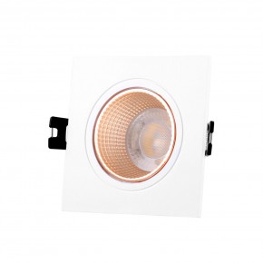 DK3071-WBR Встраиваемый светильник, IP 20, 10 Вт, GU5.3, LED, белый/бронзовый, пластик в Серове - serov.ok-mebel.com | фото